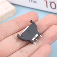 [E] 10Pcs Black Plastic CR2032 2032 3V Half-Round Cell Coin Vertical Battery Holder Battery Socket C