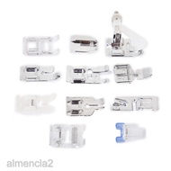11x Multi-use Presser Foot for Brother Singer Domestic Sewing Machine Parts