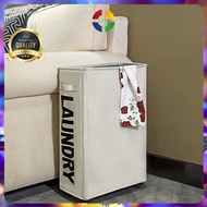 (GI) Jumbo Aesthetic Laundry Basket with Wheels 44L