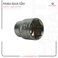 MATA TEKIRO 1/2 INCH SOCKET WRENCH 6 PT 27 MM / SOCKET BIT / SOCKET WRENCH
