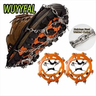 WUYYFAL Ice Shoes Spike, Lightweight 8/10 Teeth Ice Grippers,  Non-slip Ice Snow Shoes Spikes Unisex