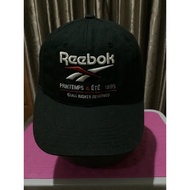 HITAM Reebok Classic Black Sekon Cap Hat