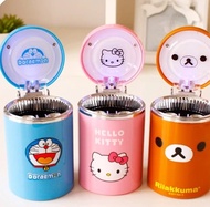 Cute cartoon car ashtray with LED lamp ashtray Creative high-end Cute personalized ashtray