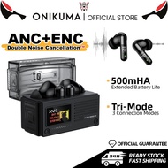 ONIKUMA Earphones Bluetooth Wireless With Mic ANC Noise Cancelling Ultra-low Latency Gaminng Earbuds
