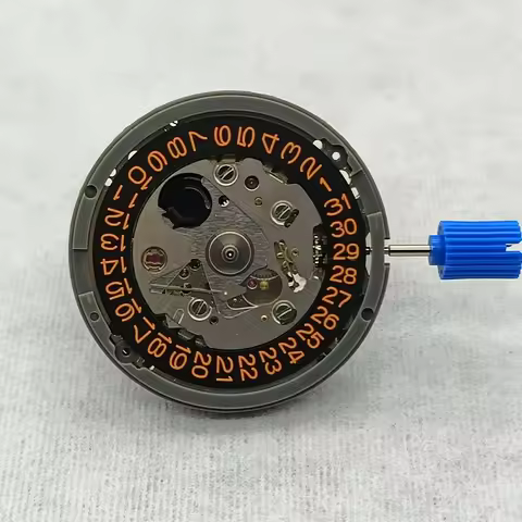 Mod NH35 NH35a Movement Orange Wheel Dial Crown At 3.8 Or 3 Japan Automatic Mechanical Movement Skx0