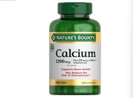 Natures Bounty Calcium 1200 mg with Vitamin D3 - Bone Health 120 softgels