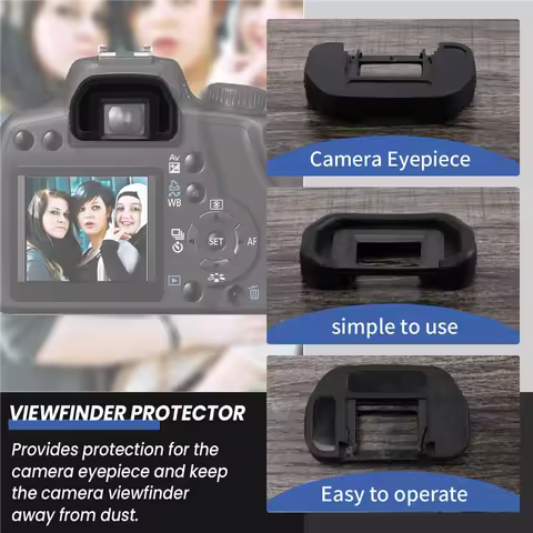 Professional Camera Eyepiece Eyecup 18Mm Eb Replacement Viewfinder Protector For Canon Eos 80D 70D 6