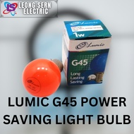 LUMIC G45 POWER SAVING LIGHT BULB (RED)