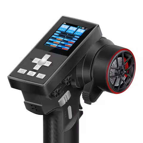 HotRC CT-8B 8CH Radio Transmitter 300M 2.4GHz Digital Transmitter with F-08A Receiver Remote Control