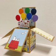 Snoopy handmade birthday card 手作立體賀卡 心意卡 氣球生日卡 史努比 史諾比