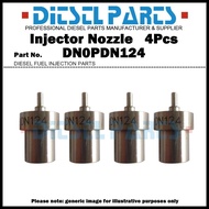 4Pcs Diesel Fuel Injector Nozzle Tips DN0PDN124 NP-DN0PDN124 DNOPDN124 for