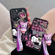 Samsung Galaxy M30 A40S A6 2018 A6S A6 Plus J8 2018 A8 M20 M10 M14 M54 F54 2018 A8S A8 Plus 2018 Cute Cartoon Kulomi Phone Case Soft Cover Case With Toy Key Chain Wrist Strap