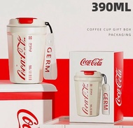 GERM 可口可樂 390ml 不鏽鋼 超輕 防漏 保溫杯 咖啡杯 coffee mug tumbler