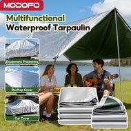 MODOFO Thickened Canvas Waterproof Canopy Outdoor Sunshade Camping Kanvas Khemah