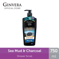 Ginvera World Spa Iceland Shower Scrub - Sea Mud &amp; Charcoal (750ml)
