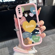 Casing hp for OPPO A31 A8 Case Casing Love and star pattern Silicone Softcase Casing HP hanging stra