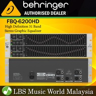 Behringer FBQ-6200HD 2 High Definiton 31 Band Stereo Graphic Equalizer with FBQ (FBQ6200HD FBQ 6200H