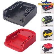 TOPBEAUTY Battery Connector, Durable Portable DIY Adapter, ABS Charging Head Shell for Makita/DeWalt/WORX/Milwaukee 18V Lithium Battery