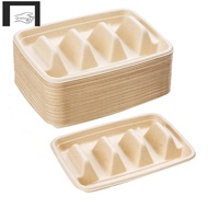 25 PCS Disposable Taco Holders for Party, Taco Tray Holder, Taco Stands for 3 Tacos,for Party