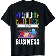 School Cafeteria Worker Lunch Food Tray Nutrition Gift Unisex T-Shirt