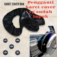 karet cover konde belakang aksesoris mobil ban serep Rush Terios katana bahan kulit