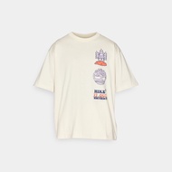 Timberland Mens Short Sleeve Graphic Tee T-shirt  เสื้อยืดโอเวอร์ไซส์ (TBLMA2R2M)