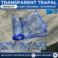 Transparent Trapal Lona Tolda Waterproof Clear Durable for Tricycle Store Cover