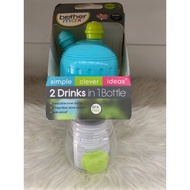 BROTHER MAX 2 DRINKS IN 1 BOTTLE CHILDREN'S DRINKING BOTTLE/