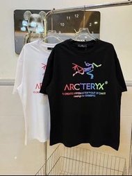 ARC'TERYX T-shirts 始祖鳥炫彩印花短袖T恤衫男女同款情侶裝