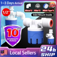 Automatic Water Level Control Valve Water Float Valve Toilet Float Valve Top & Side Inlet Mount Insi