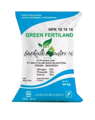 Pupuk Npk mutiara Green fertiland kemasan 5kg