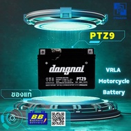DONGNAI PTZ9 VRLA Motorcycle Battery แบตเตอรี่มอเตอร์ไซค์ 12V-9Ah