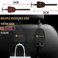 Porsche Car Hook Hidden Seat Backrest Storage Hook Car Seat Bag Hook Suitable For Porsche Cayenne 91