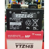 BATTERY YUASA /KOYOKO NANOGEL YTZ14S SYM400/ZZR1400/VMAX/FAZER 1000/CBR1000/KTM 1190 AVENTURE/SHADOW