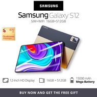 【5 Years Warranty】Samsung Galaxy Tablet S 2023 Android 12.0 [12GB RAM + 512GB ROM] Smart Tablet Android Tablet Tablet Murah # Import Set