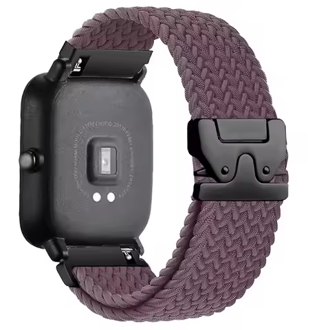 20mm 22mm Strap for Amazfit bip 6 bip6 Band Parachute Buckle nylon smart watches for man woman corre