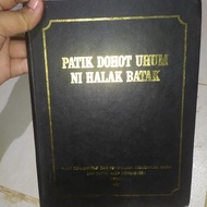 patik dohot uhum ni halak batak