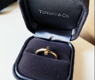 Tiffany  t1 18k au750 ring 黃金戒指