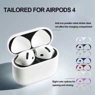 Suitable for Airpods 4 headphone charging case, anti iron powder metal sticker, anti imprint sticker
