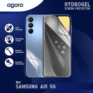 LAYAR Anti-Scratch Hydrogel For Samsung A15 Hydrogel SCREEN Protector Film - ANTI SPY, FULL SCREEN, 