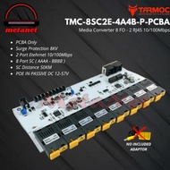Tarmoc TMC-8SC2E-4A4B-P-PCBA | BOARD Media Converter Switch 8FO 2LAN / 8 FO 2 LAN 10/ 100Mbps POE IN