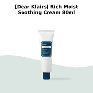 [Dear Klairs] Rich Moist Soothing Cream 80ml / Korean Moisturizer / Deeply Hydrated Skin / 100% Auth
