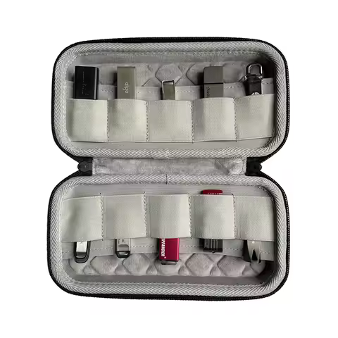 Portable Hard Shell Carrying Case Storage Box for Kingston / SanDisk / Netac USB Flash Drive U Shiel