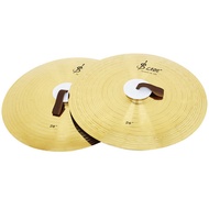 SLADE Professional Alloy Military Cymbal Pair Big Cymbal Small Cymbal Bronze School Band Player Cymb