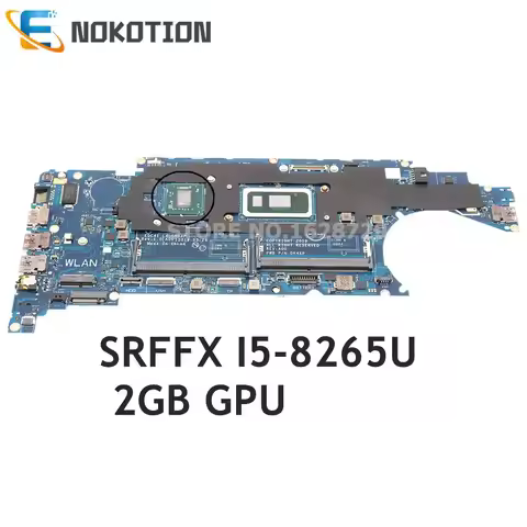 NOKOTION EDC41 LA-G893P DK4XP CN-08MM5T 08MM5T For DELL Latitude 5400 Laptop Motherboard SRFFX I5-82