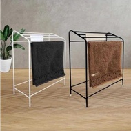 Minimalist Iron Towel Rack 80x90 cm Towel Drying Rack Strong, Sturdy, Multifunctional Bathroom Laund