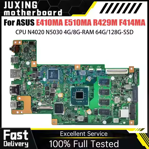 For ASUS Mainboard E406SA Laptop Motherboard Vivobook E406S E406SAS CPU N3050 N3160 N3700 N3710 X5-E