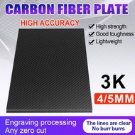3K Carbon Fiber Plate 20×30cm 4/5mm High Strength and lightweight model aircraft drone DIY accessori