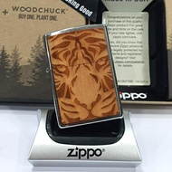 ZIPPO 49707 WOODCHUCK CHERRY TIGER HEAD DESIGN - GHOSTORE7
