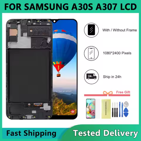 6.4'' For Samsung A30s A307 SM-A307FN LCD Display Touch Screen Digitizer Assembly For Samsung A30S A
